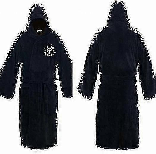 War Bath Robe Jedi Sith Hooded Bathrobe Cloak Soft Fleece Dressing Gown