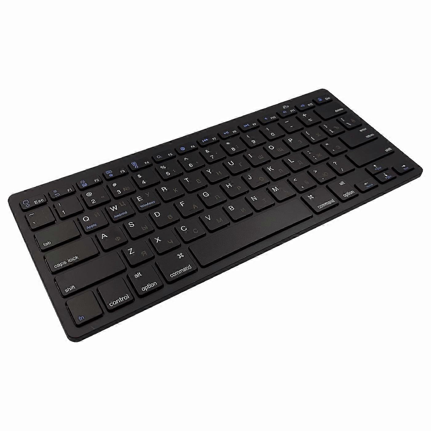 [Russian Version] X5 78-Key Ultra Thin Soft Touch Wireless Bluetooth-compatible Keyboard forad