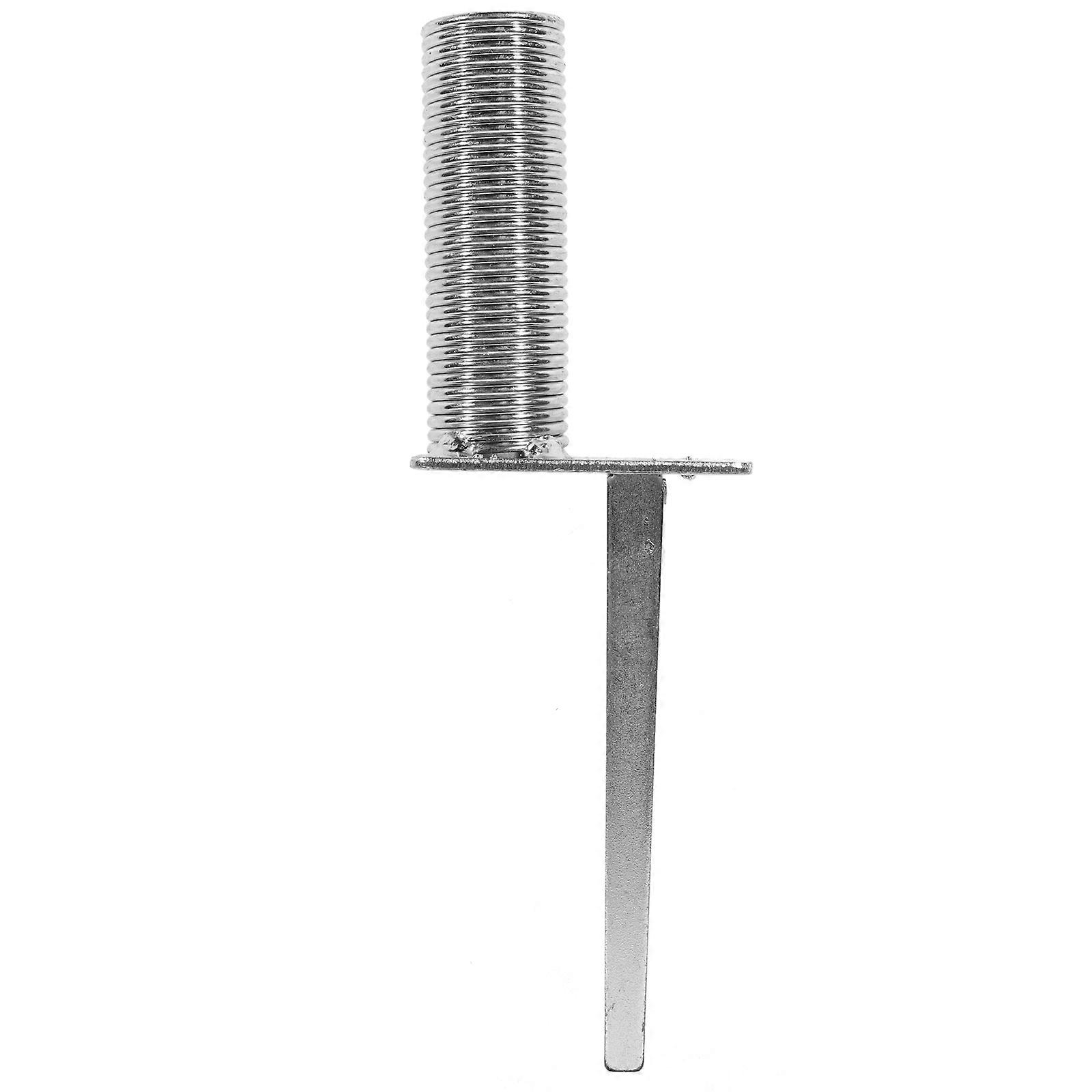 Durable Spring Mounted Football Flagpole Base Spike Holder for Soccer Corner Flags – Versatile Training Equipment for Grass and Turf Fields
