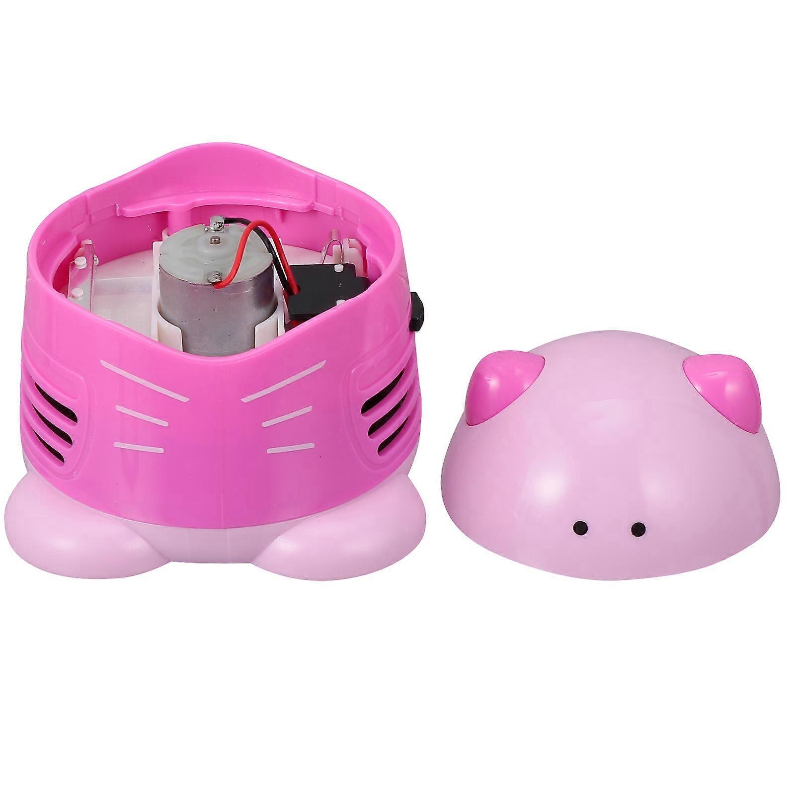 Pink Portable Mini Vacuum Cleaner for Home Use Desk Accessories with Wide Mouth to Collect
