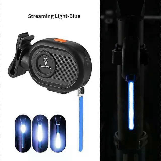 Bicycle Parts Flowing Water Bike Rear Light Bicycle Tail Light Led Night Riding Pilot Lights MTB Road Bike Accessories Safety Warning Light