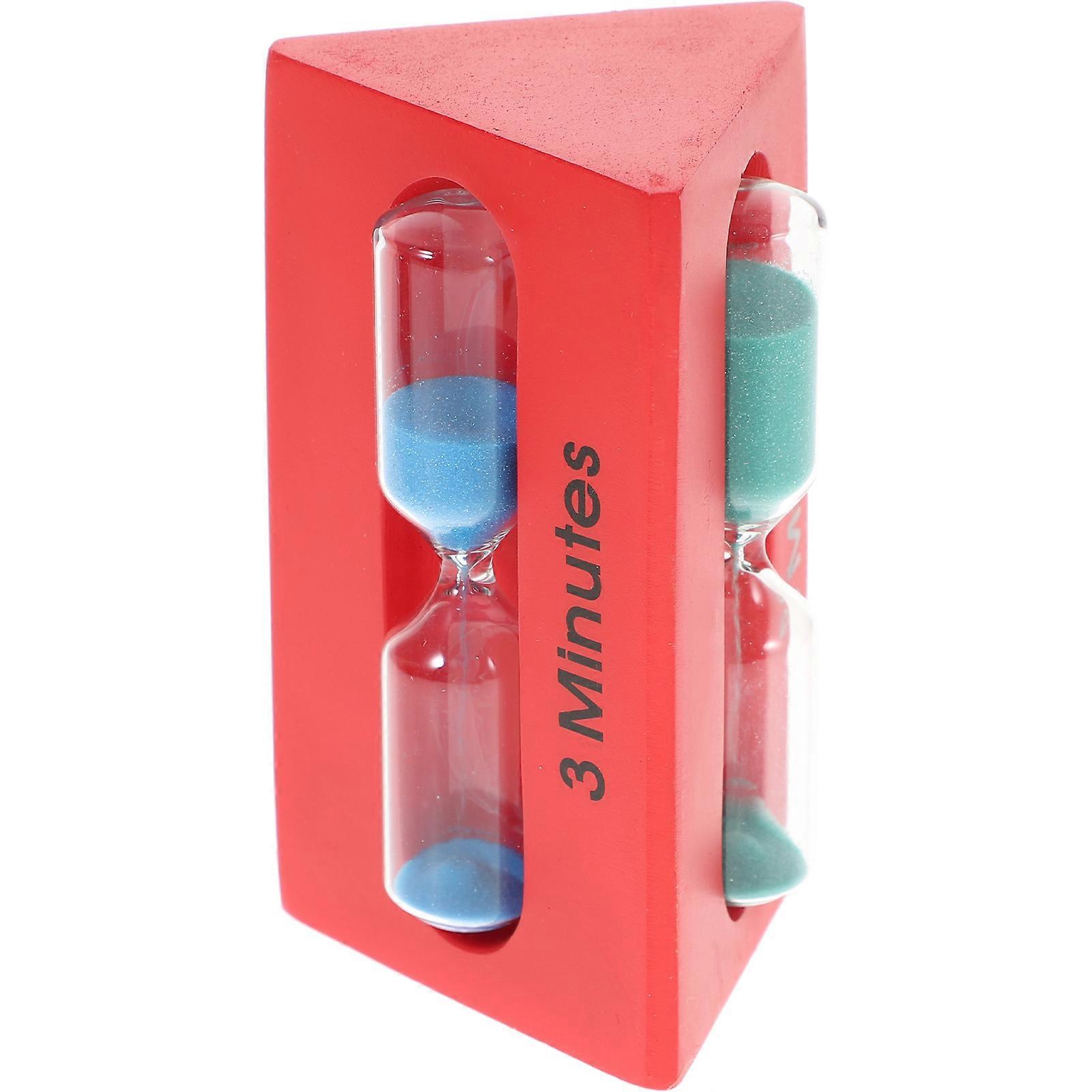 Quiet Multifunctional Sand Timer Hourglass with Intervals – Visual Timer for Toothbrushing, Classroom Games, and Home Office Decor