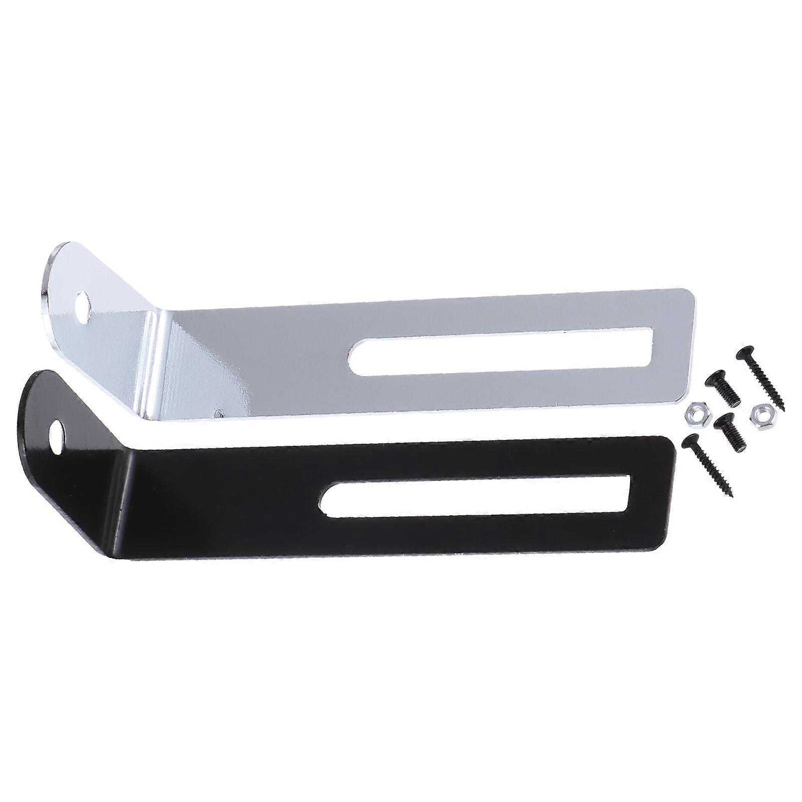 Guitar Accessory Pickguard Mounting Bracket L Shape Support 6.2X2.5cm 2Sets