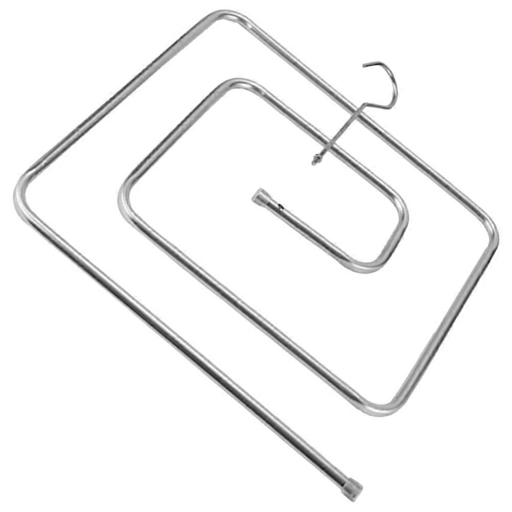Clothes Drying Rack Stainless Steel Quilt Hanger Spiral Blanket Drying Hanger for Home Use Silver 49X45X20CM 1Pack