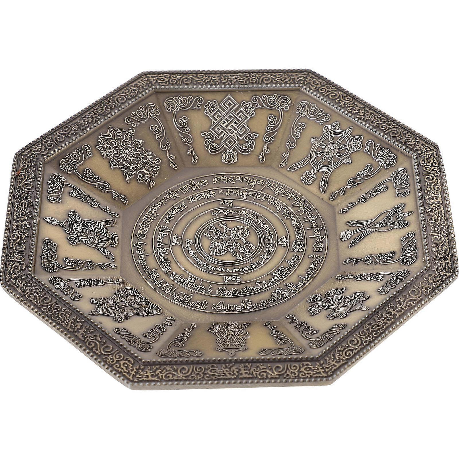 Fire Tribute Worship Tray Incense Ash Container Home Decorations Dark Brown Health Protection 1Set