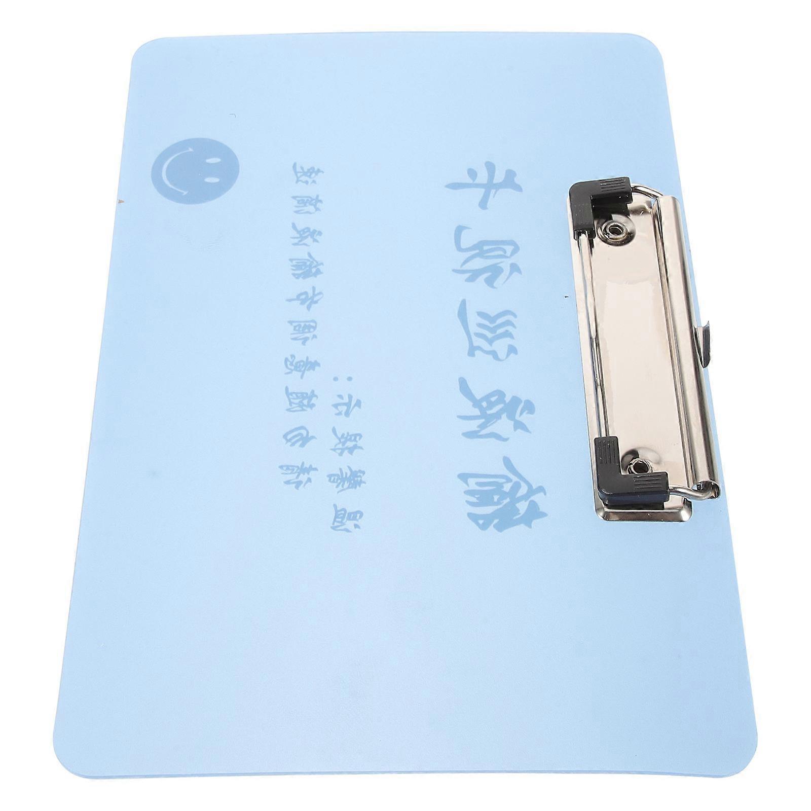 Medical Records Clipboard Standing Writing Hospital Environment Rectangular Shape Simple Design 8.65x5.89x0.39in 1Set