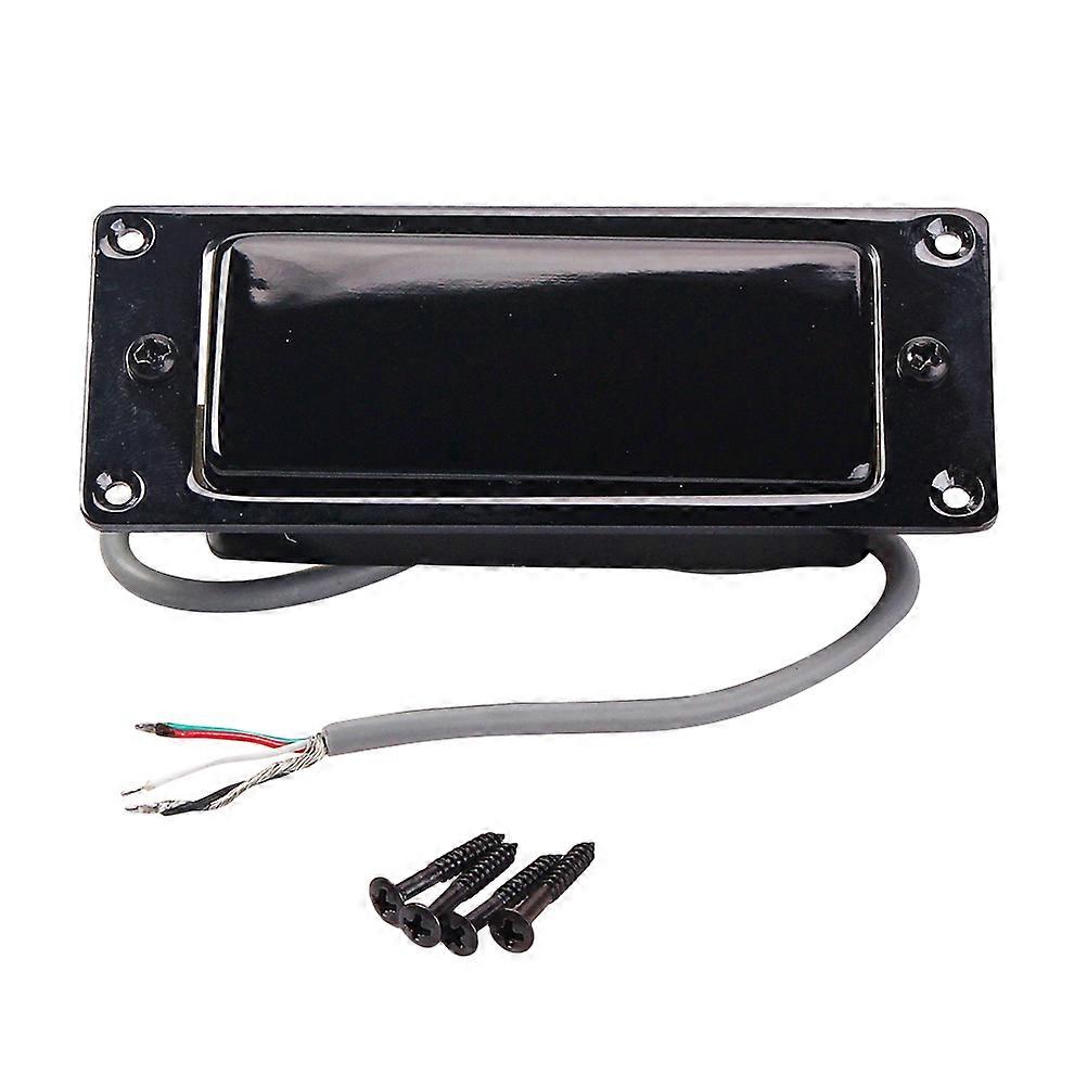 GML02 Mini Guitar Pickup Rectangular Shape More Output for Style Guitar Replacement 1Set
