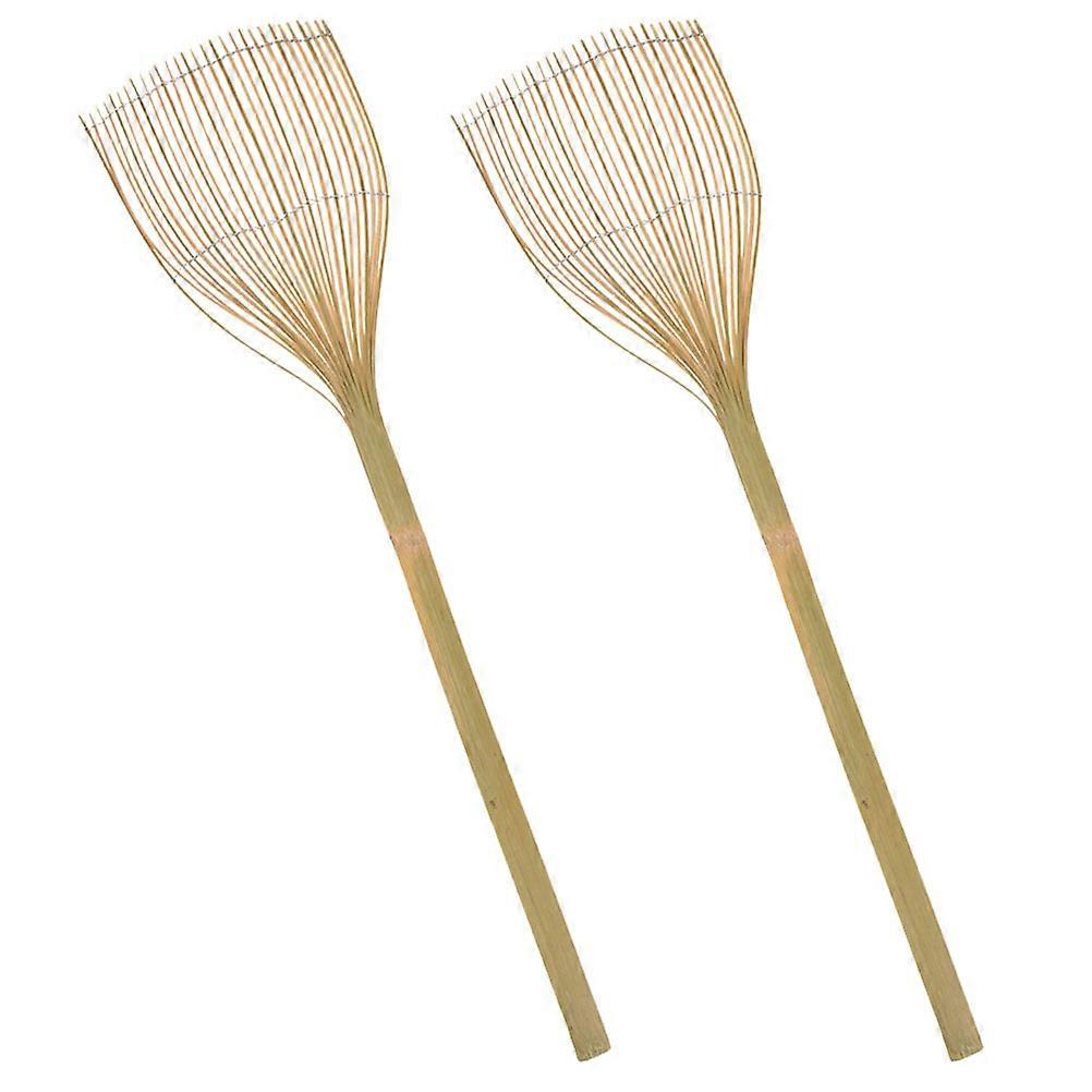 Fly Swatters Heavy Duty Large Net Surface Traditional Craftsmanship Kitchen Use 2Pcs