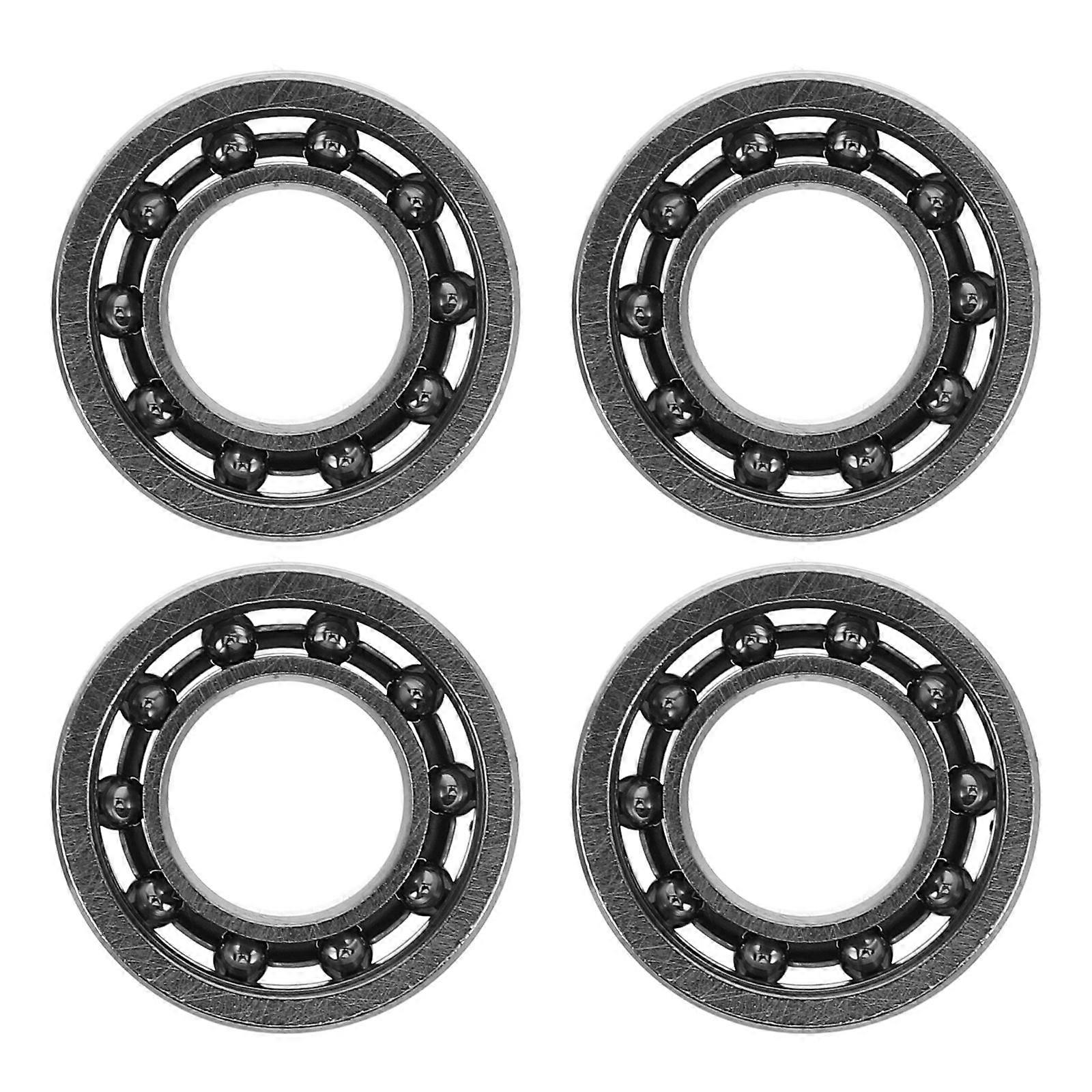 Skateboard Bearings High Precision Yoyo Bearings for Yo-yo Enthusiasts Silver 1.20X1.20X0.50CM Smooth Spin 4Pcs