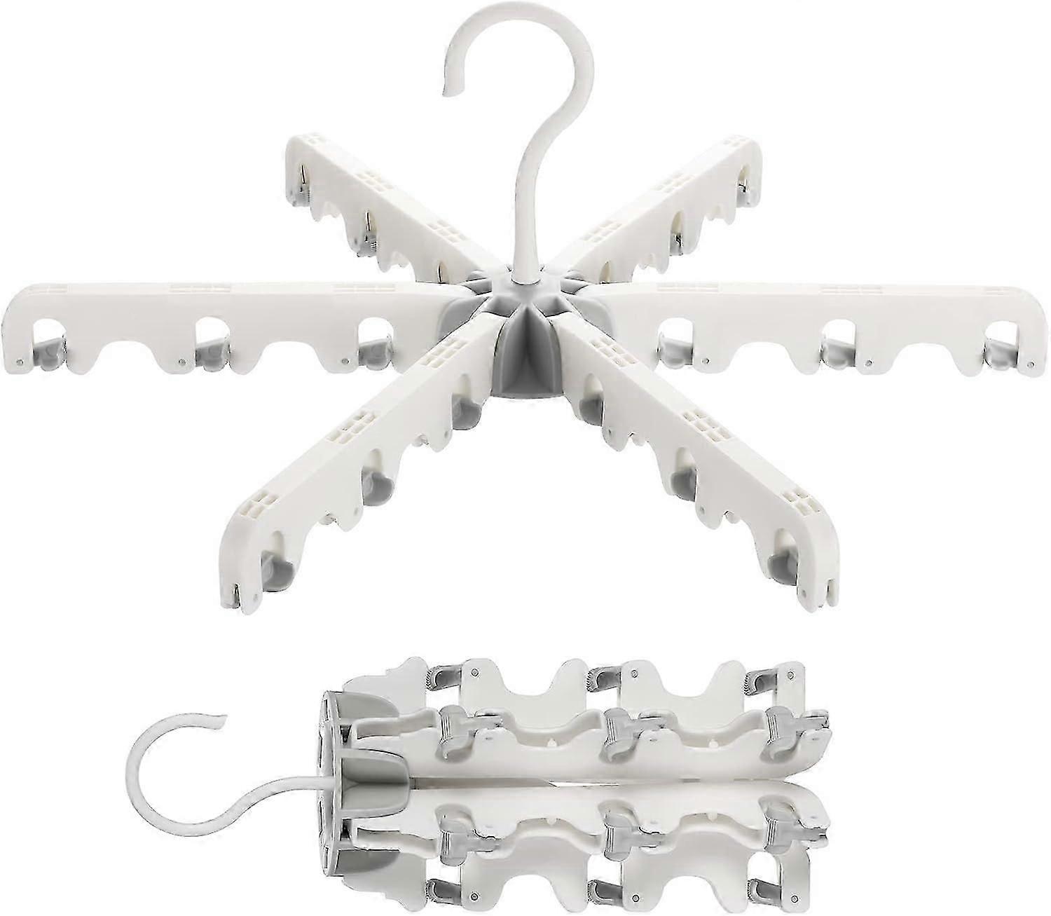 Heavy-duty plastic hangers, 18 lined clothes racks. Non-slip. Space-saving, 360 rotatable hook