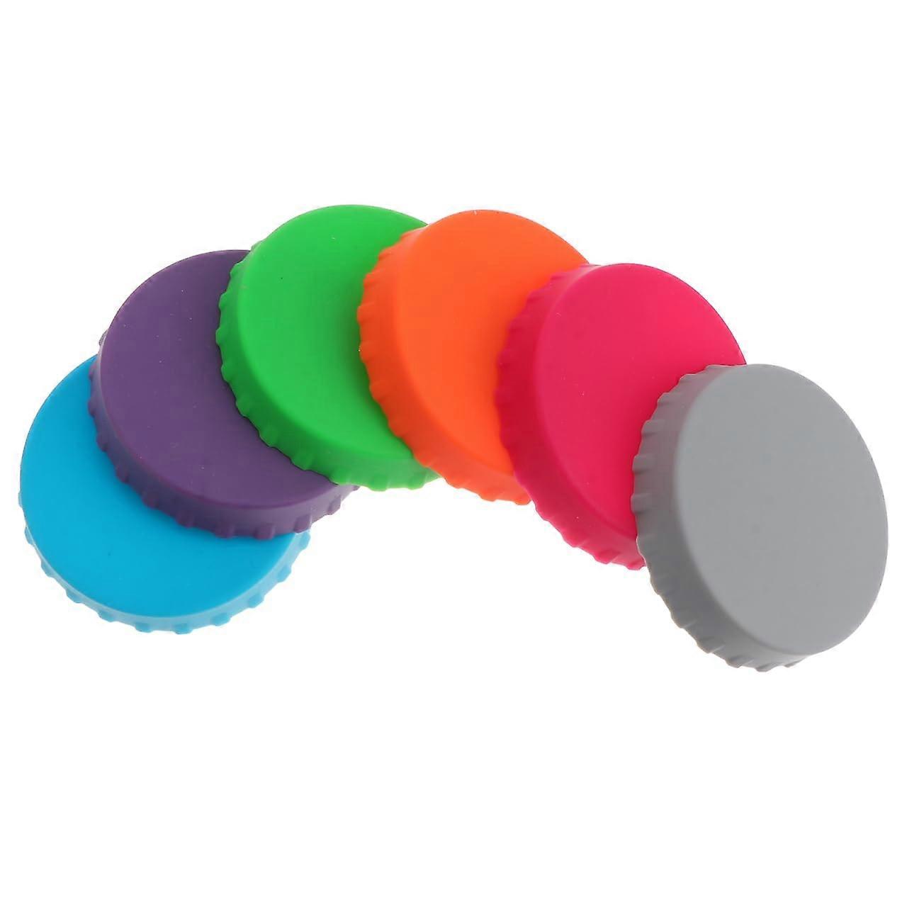 Pack of 6 Silicone Drink Cans Lids 6 cm Can Stopper Drink Cans Cans Lid Cover or Protection Suitable for Soda Cans
