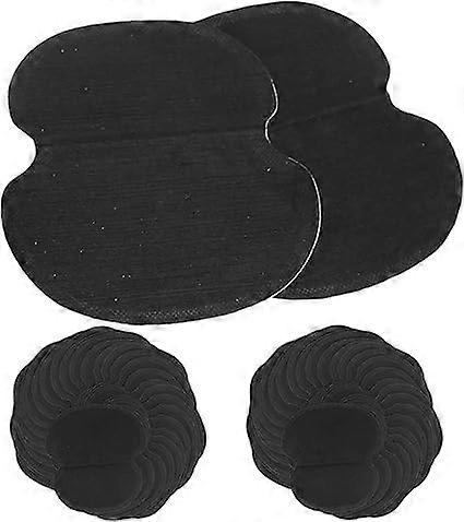60pcs armpit sweat pads underarm sweat shield dress non-woven fabric underarm sweat shield invisible underarm sweat shield black-WELLNGS