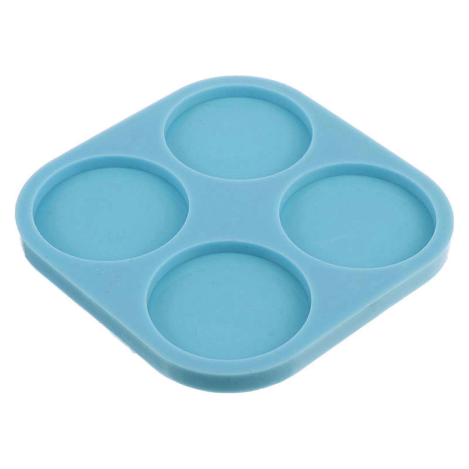Round Silicone Resin Mold Circle Epoxy Crafts Supplies 3.9X3.9X0.4in Craft Making 1Set