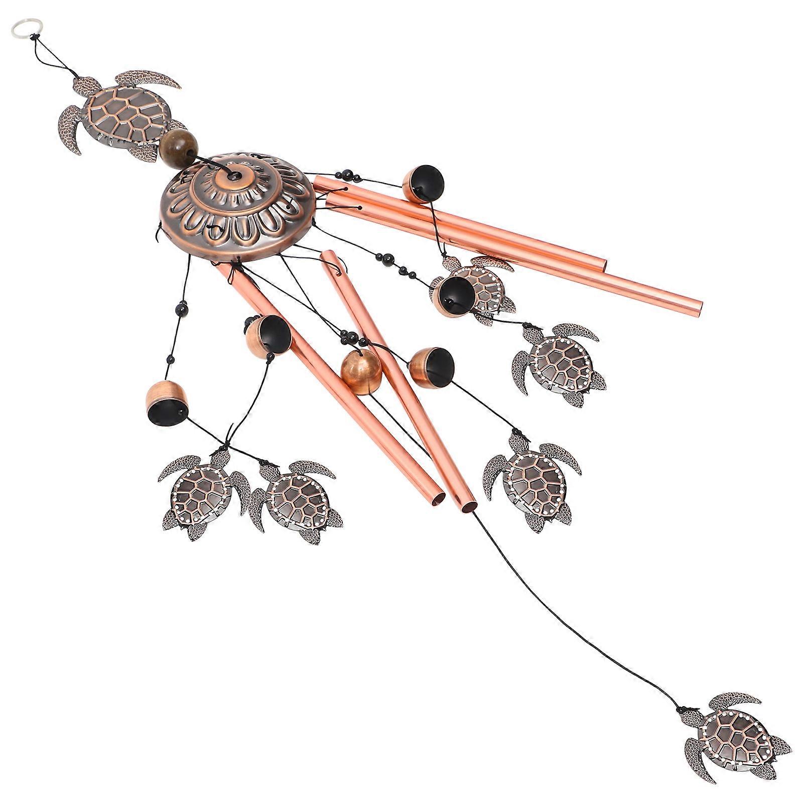 Metal Turtle Wind Chime – Unique Hanging Decor for Home, Office, Garden, and Balcony – Charming Ornament for Rustic and Modern Styles