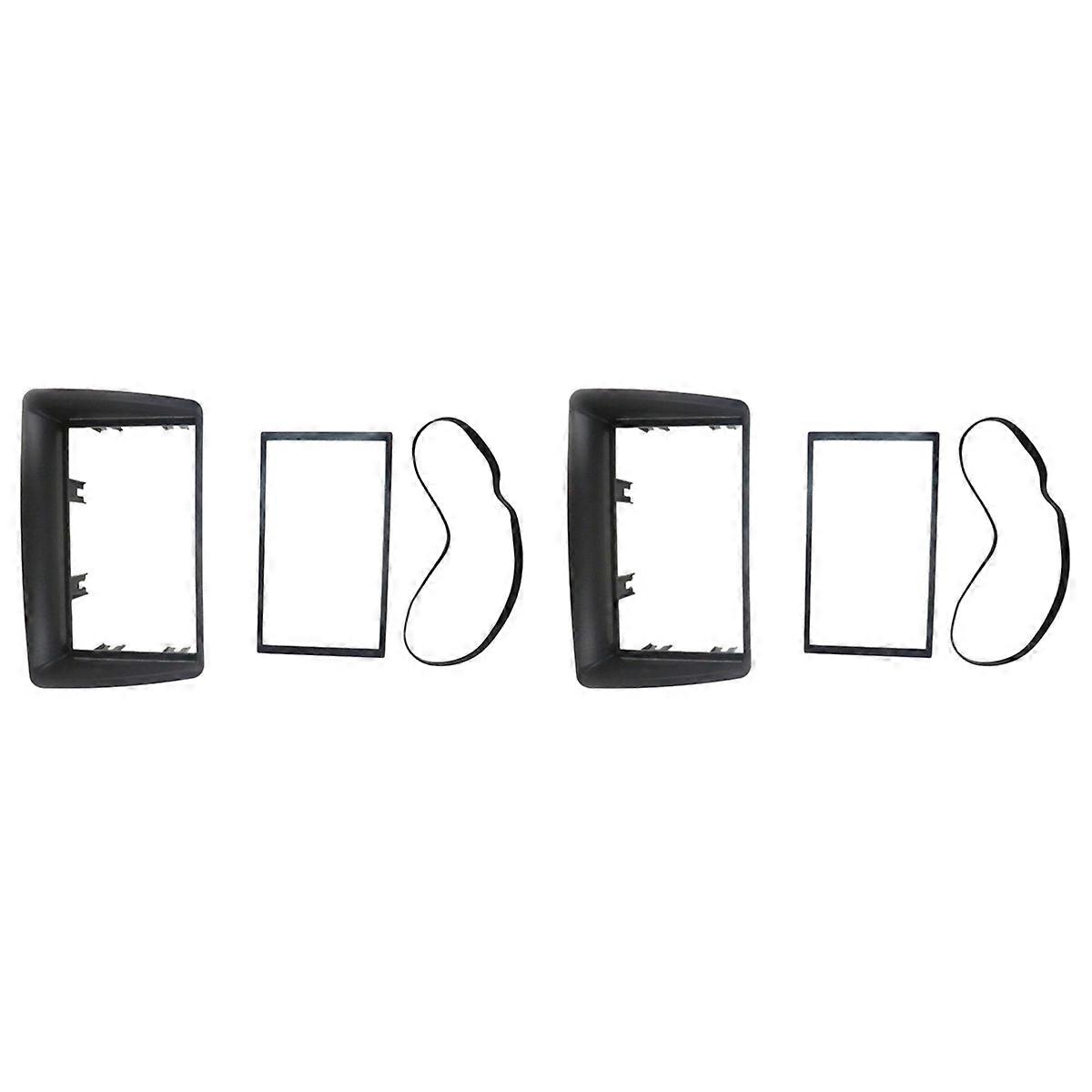 2X 2 Din Fascia for Panda 2003- 2012 Radio Stereo Panel Dash Mount Installation Trim Kit Frame Plate