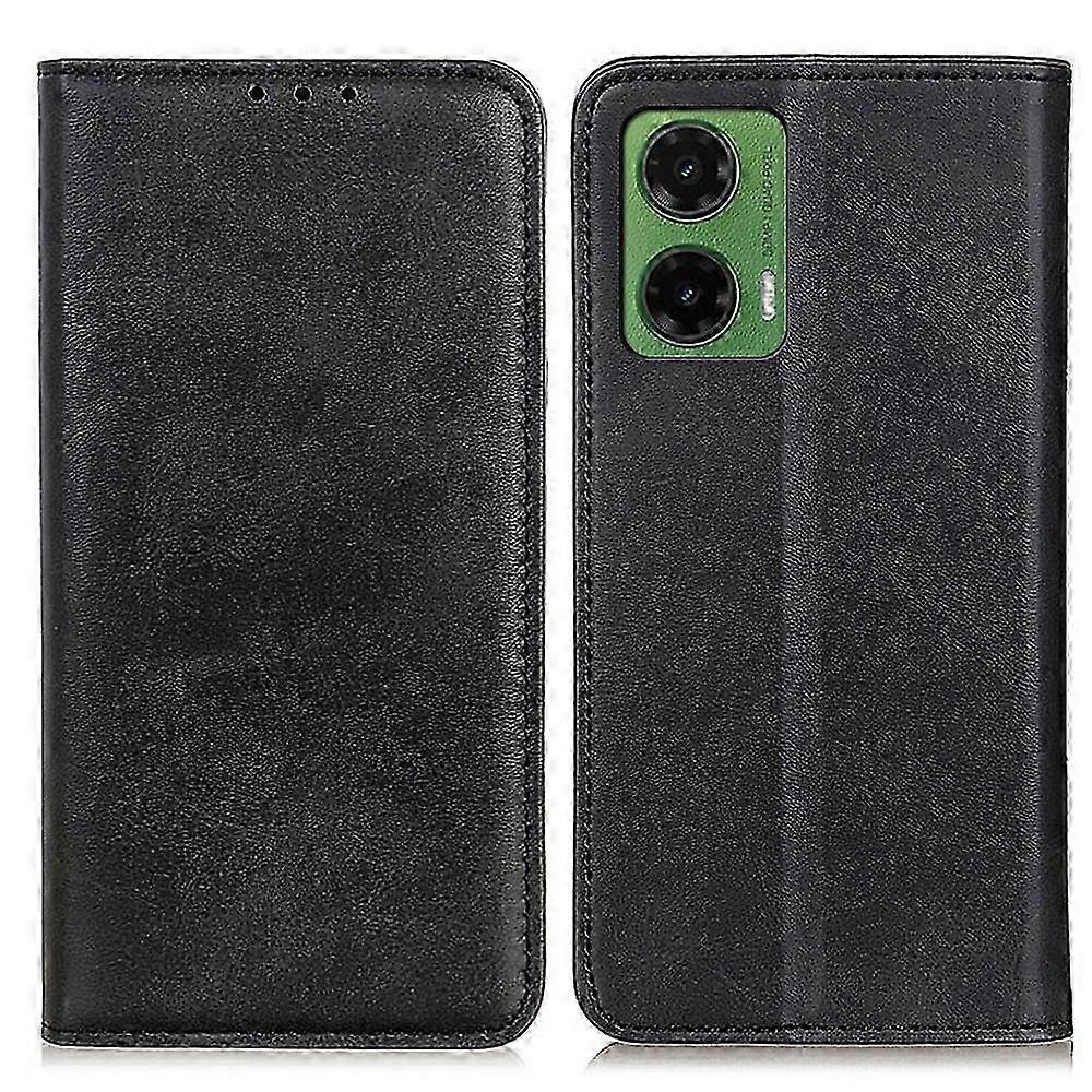 For a Certain Brand 5G Case Split Leather Flip Wallet Phone Cover