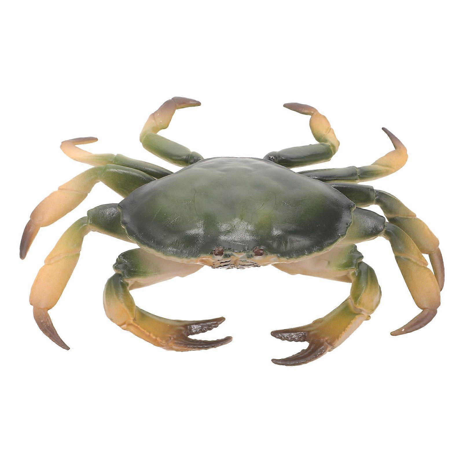 Realistic Crab Model Toy Fish Tank Decor Simulated Crab Figurine Artificial Crab Models
