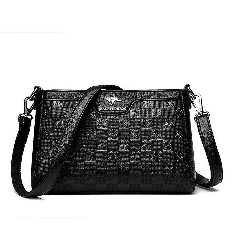 Small square crossbody/shoulder bag, categorized storage, delicate and versatile PU material