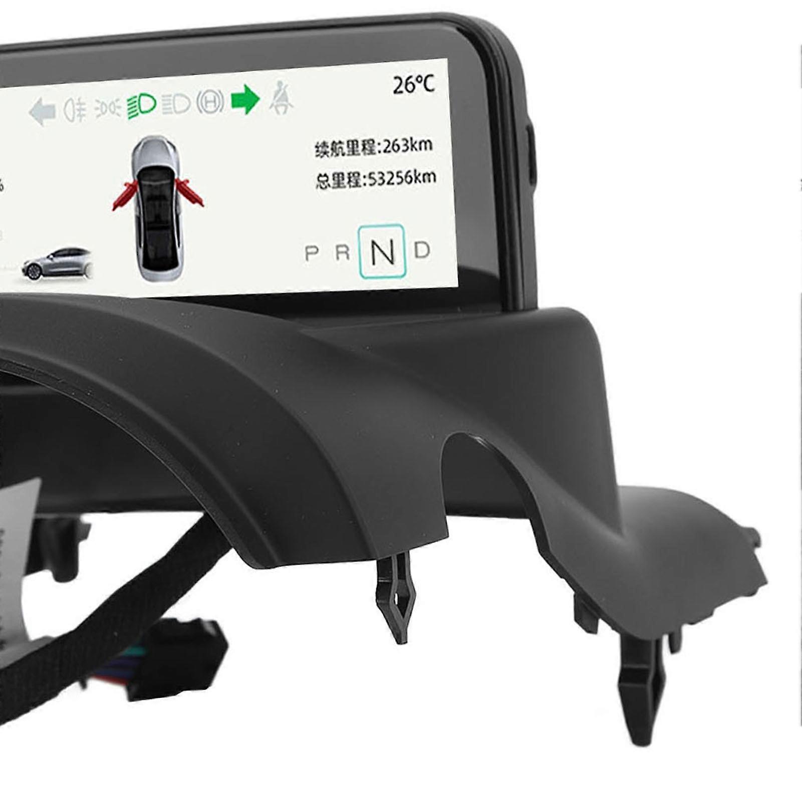 4.6in Car HUD Screen LCD Speedometer Screen Digital Dashboard Display Replacement for Tesla Model 3 Y Intel Atom Processor