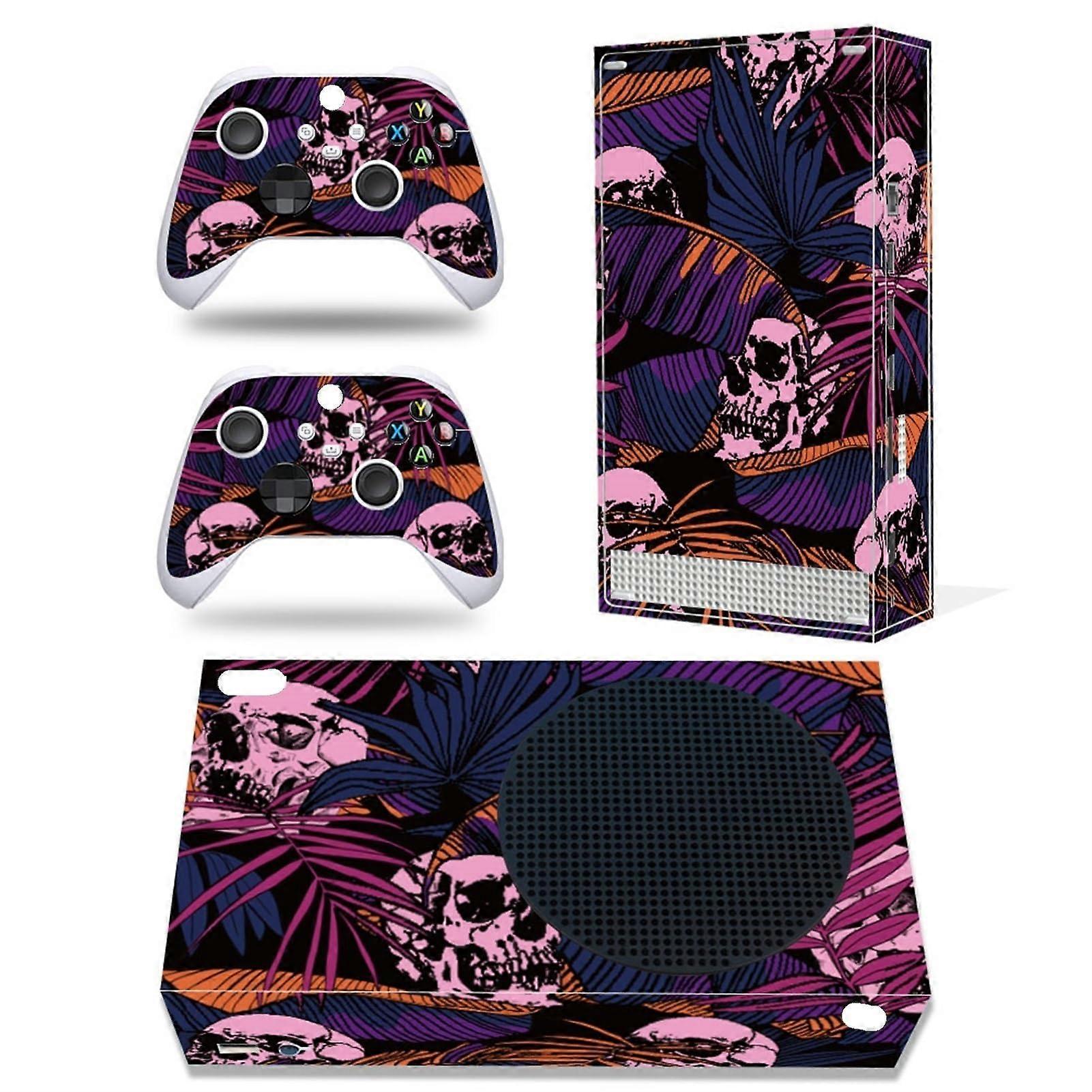 Vinyl Sticker Cover For Xbox Series S Console, Includes Two Free Wireless Controller Stickers, 72979 Decal
