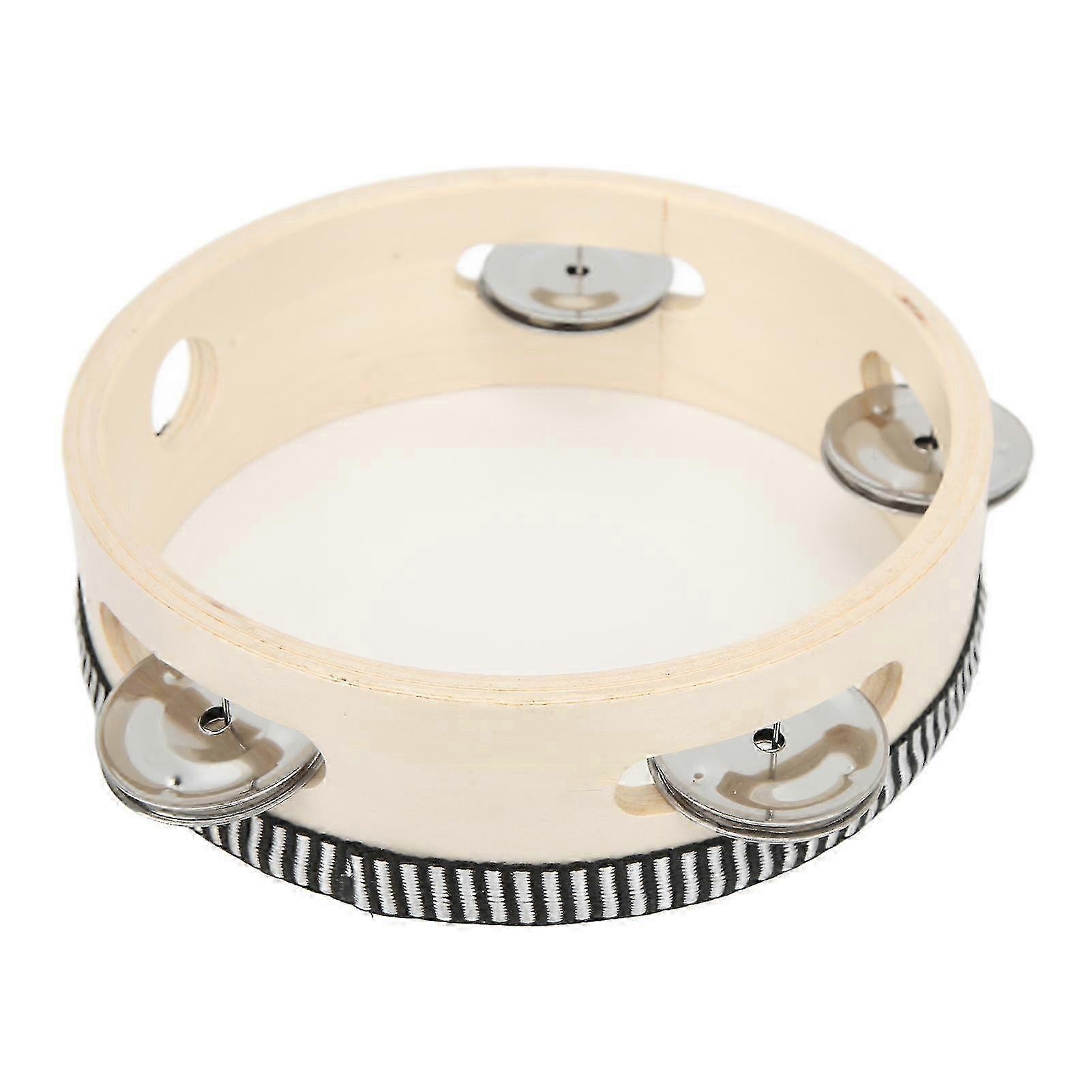 2024 دف خشبي محمول 154 مم بوليستر هش صوت طبل تعليمي لأداء