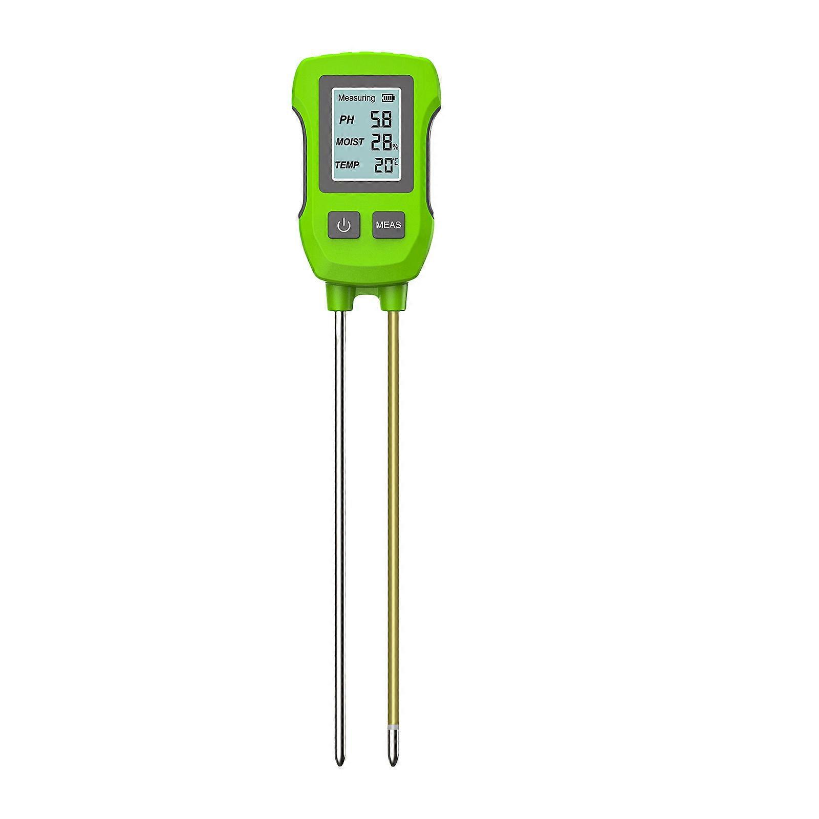 Digital Soil Tester Double Needle Design For Acid-Base Level And Moisture Measurement With Temperature Unit Conversion