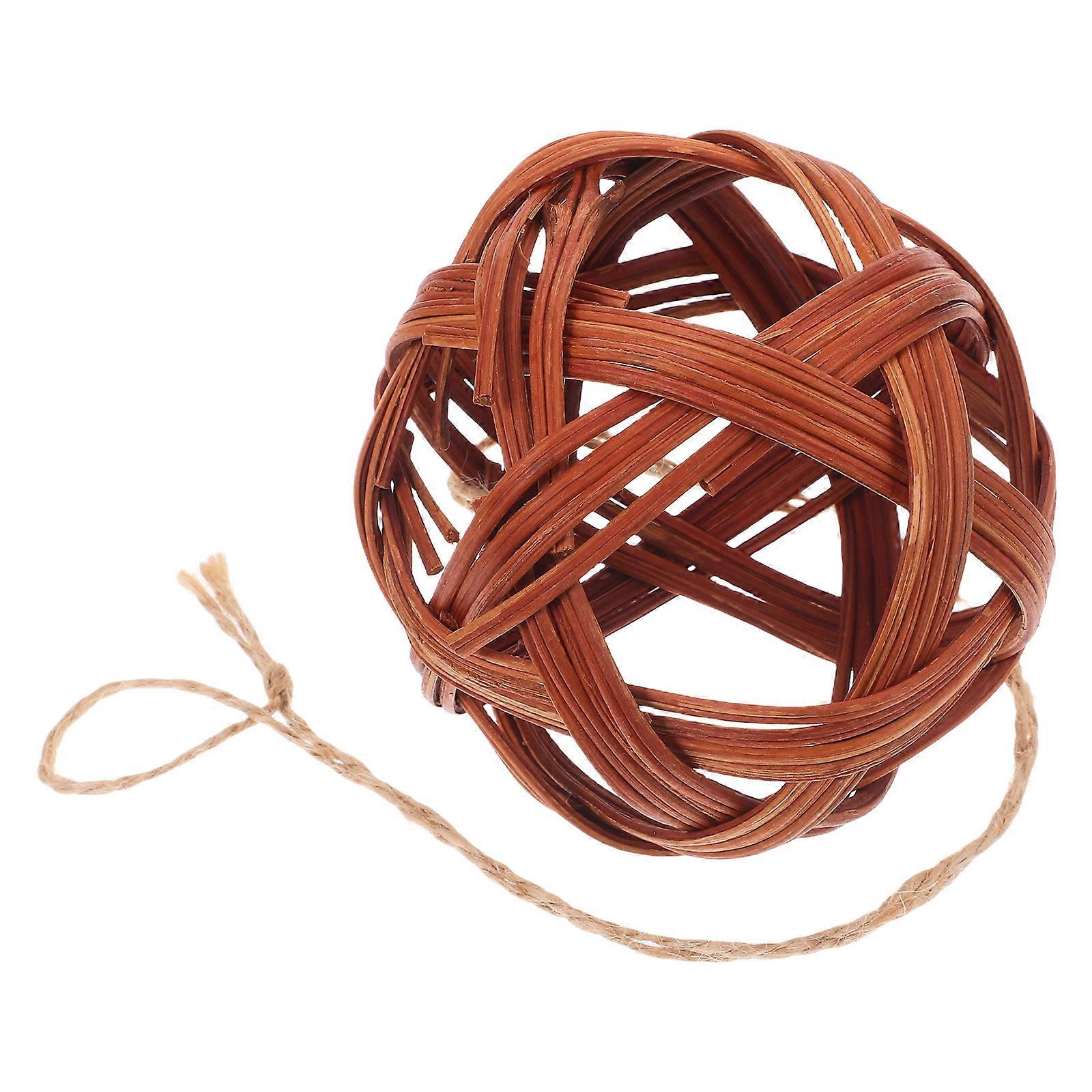 Rabbit Toy Rattan Balls 37.50X9.50X9.00CM Teeth Grinding Chew Toy For Small Animals 1Set