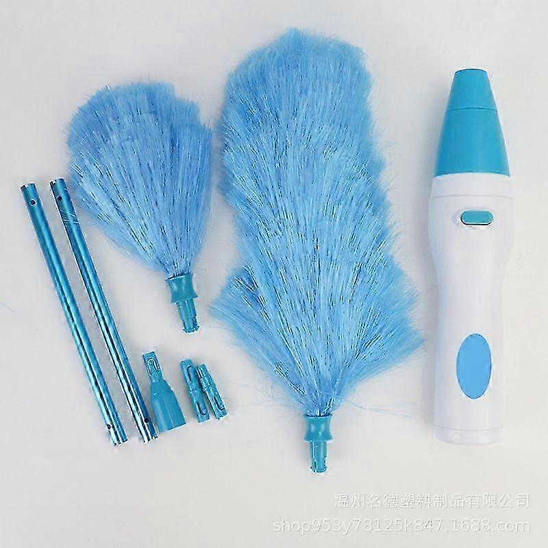 منفضة كهربائية 360 ، فرشاة كهربائية دوارة قابلة لإعادة الشحن ، منفضة مع أسلاك تمديد للمنزل والمكتب والسيارة