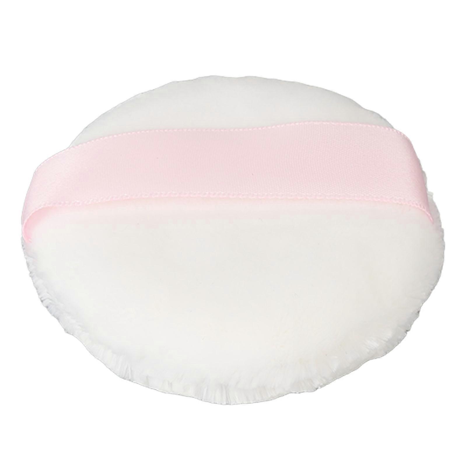 Circular Makeup Puff Soft Plush Face Makeup Blender Puff Large Portable Makeup Sponge for Office Camping