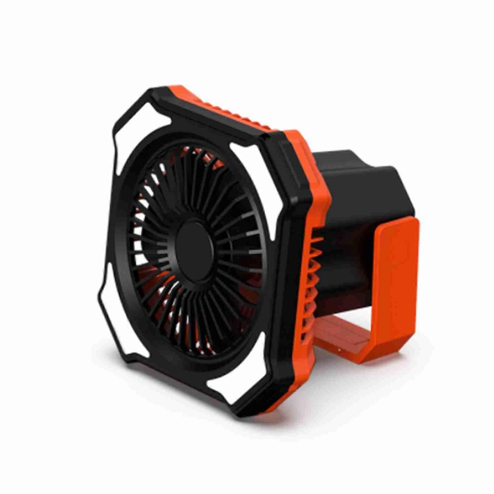 Multifunctional Camping Fan with LED Light USB Battrey Operated Fan Ceiling Tent Light Portable Power Bank with 3 Adjustable Wind Speed & Brightness R