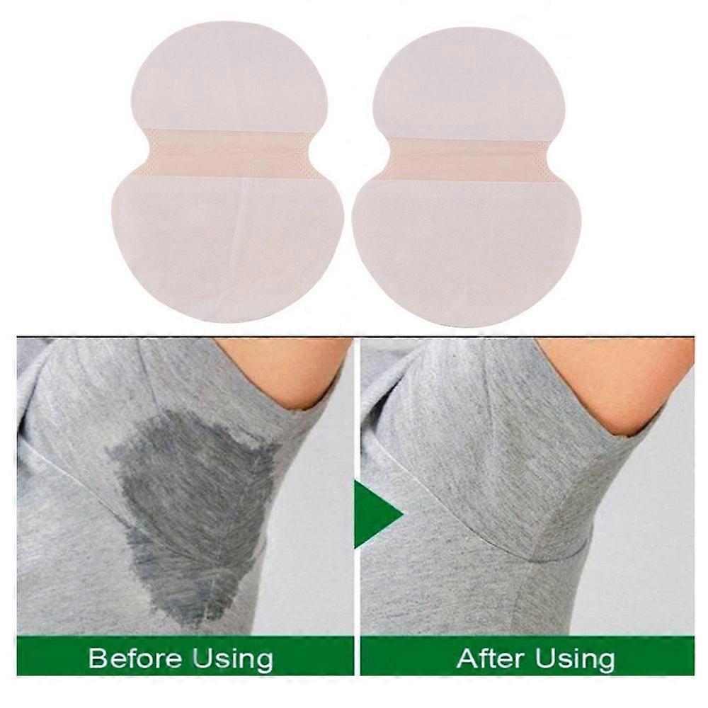 Transparent OPP bag, direct to the armpit with thin sweat-absorbing antiperspirant stickers to absorb sweat 2 pieces