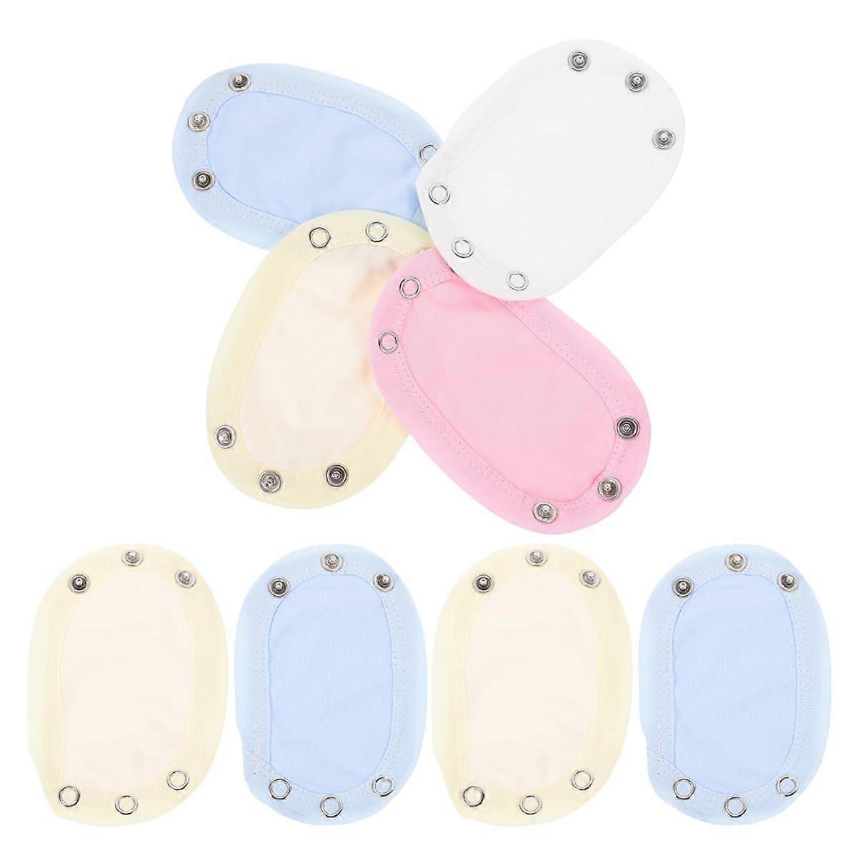 Robe Extension Foil Jumpsuits Pack of 8 for Girls, Body Suit Snap Extender, Women's Extra Bodysuit Snaps in Various Sizes