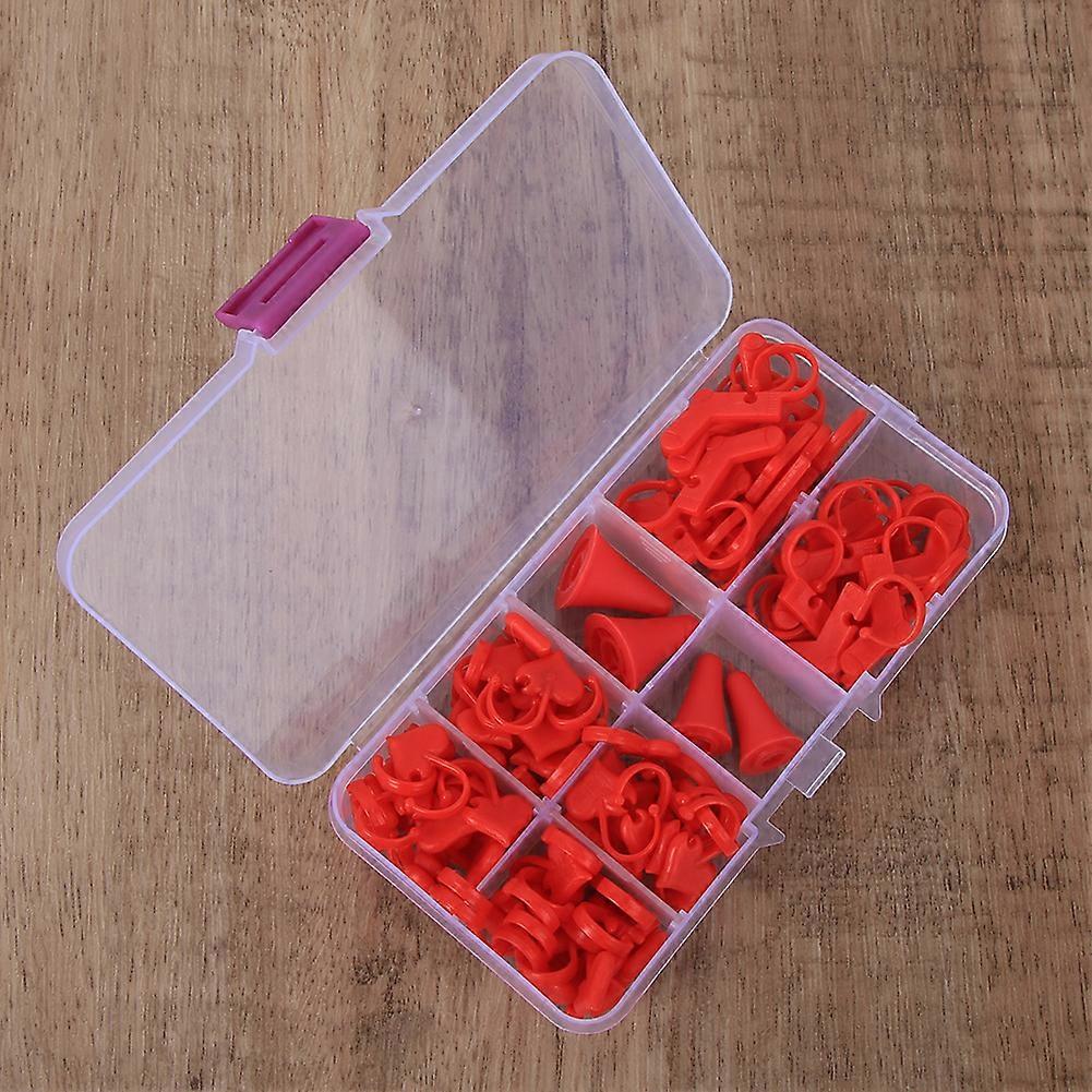 Plastic Stitch Marker Knitting Crochet Locking Markers Needle Clip Hook Sewing Tool