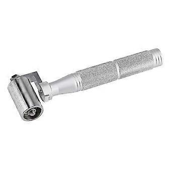 Rolo de Estofamento Rolo de Papel de Parede de Costura Diy Rolo de Estofamento Aço Inoxidável Prata 40mm SZRH AC-