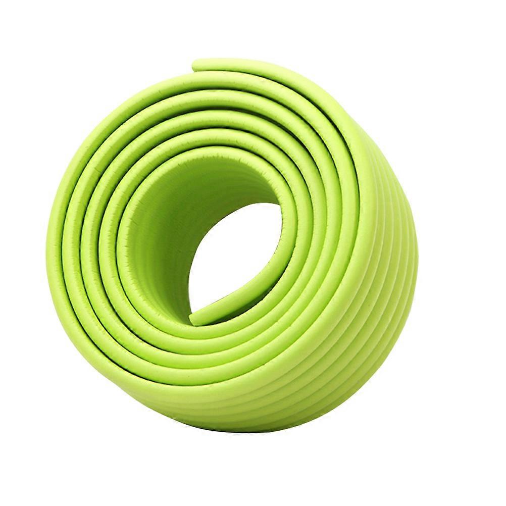 W Shaped Safety Table Corner Protector Guard Cushion Anti Collision Bumper Strip Green foam