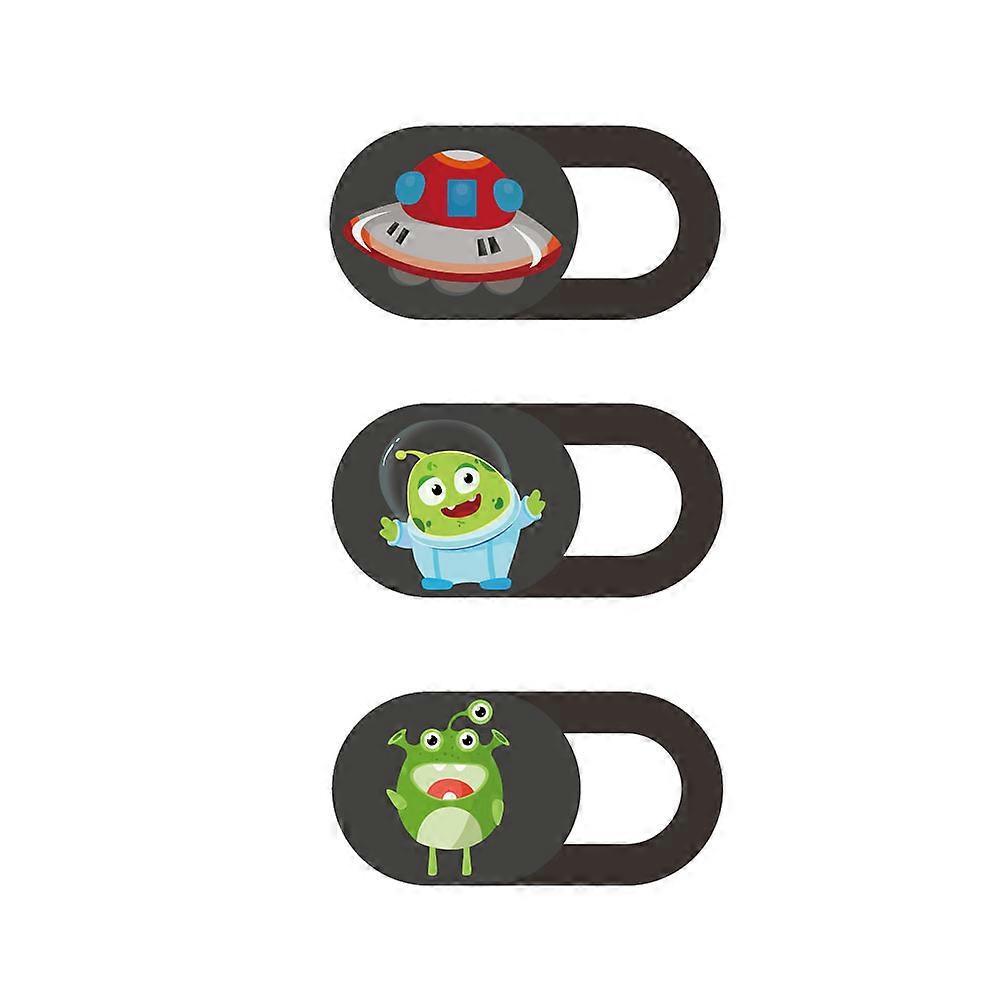Webcam Cover Slide For Laptop And Tablet Assorted Color 1.9x0.7cm 3Pcs