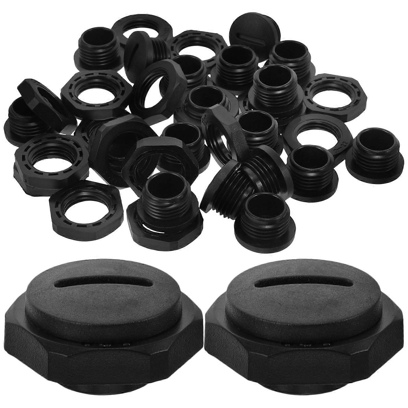 Screw Plugs 20Pcs Sleek Appearance Chair Foot Caps Suitable For Threaded Hole Sealing With Construction