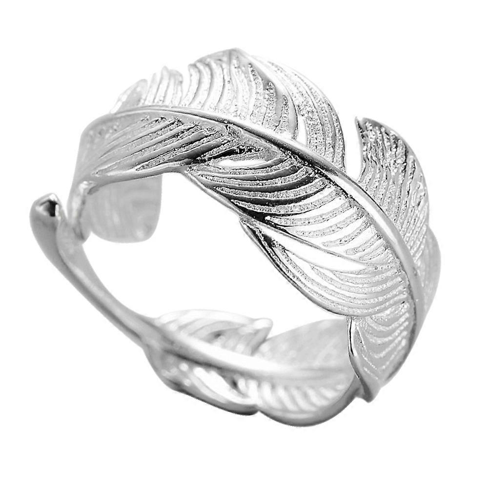 1pc Adjustable Opening Texture Ring for Female Jewelry