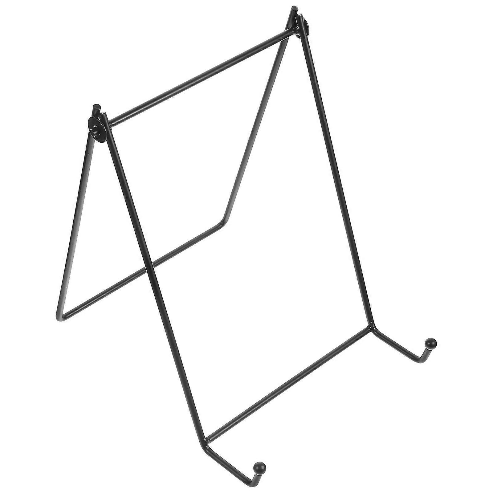 Plate Holders Metal Easel Stand Displaying Small Items Kitchen Use 8.3×8.2×6.5in 1Pack
