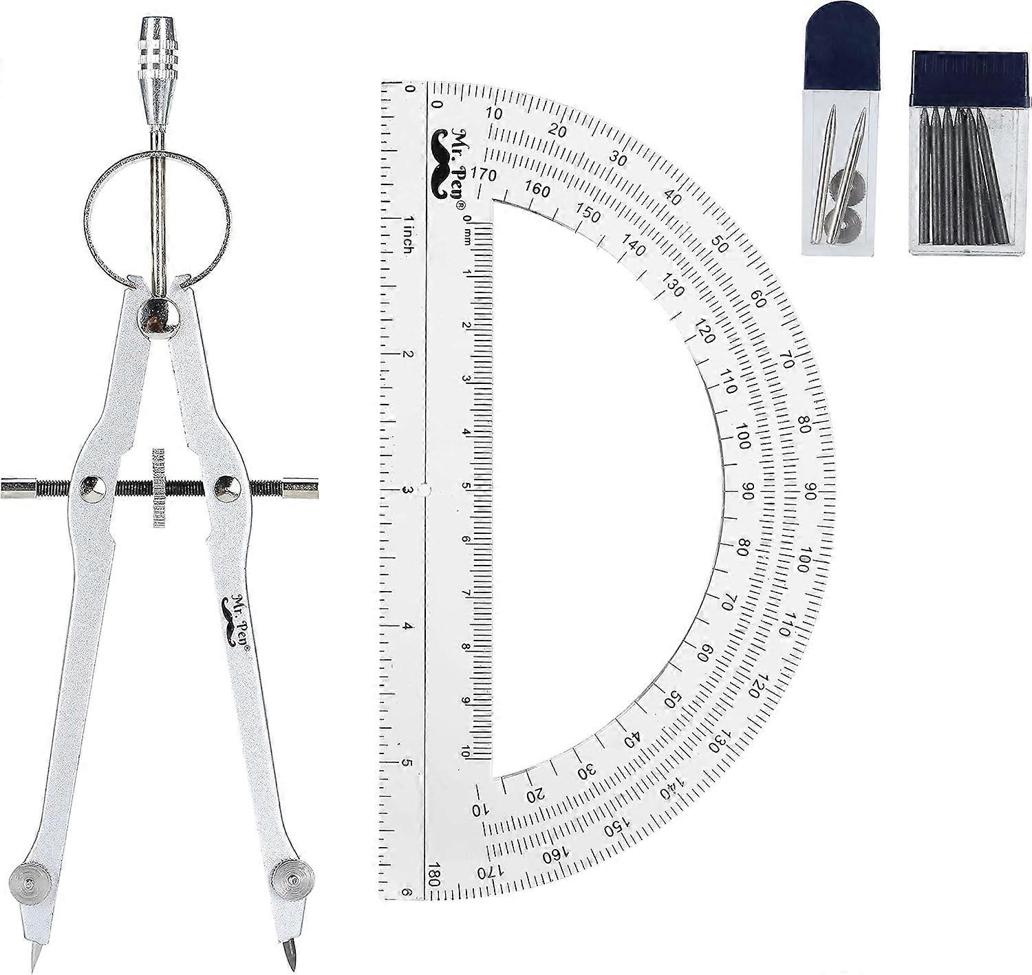 protractor and compass set, compass protractor set, protractor, geometry compass, math compass, compass school, math compass and protractor, geo