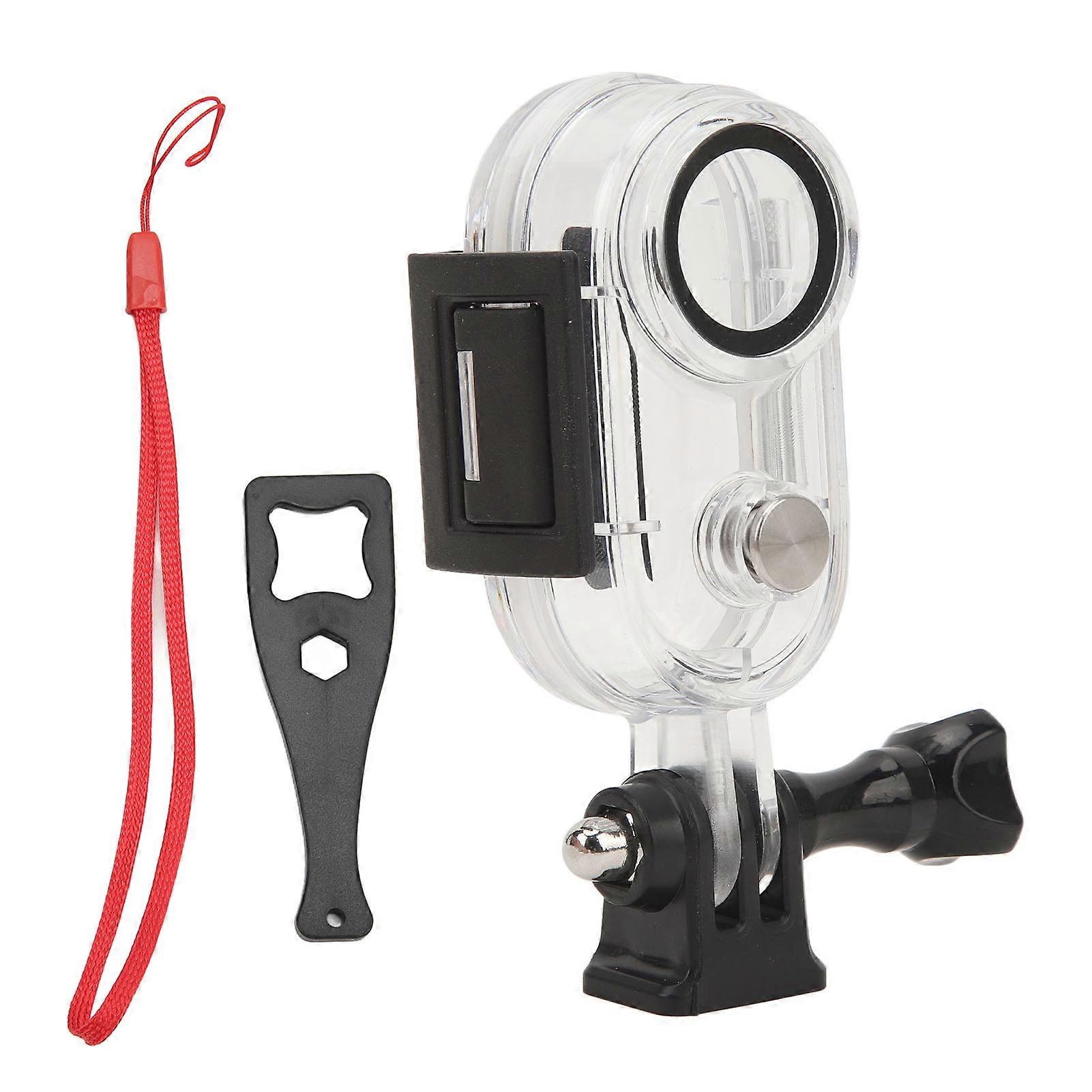 60m Sports Camera Waterproof Housing Case Easy To Install Prevent Water Leakage Action Camera Dive Case for Insta360 GO 3