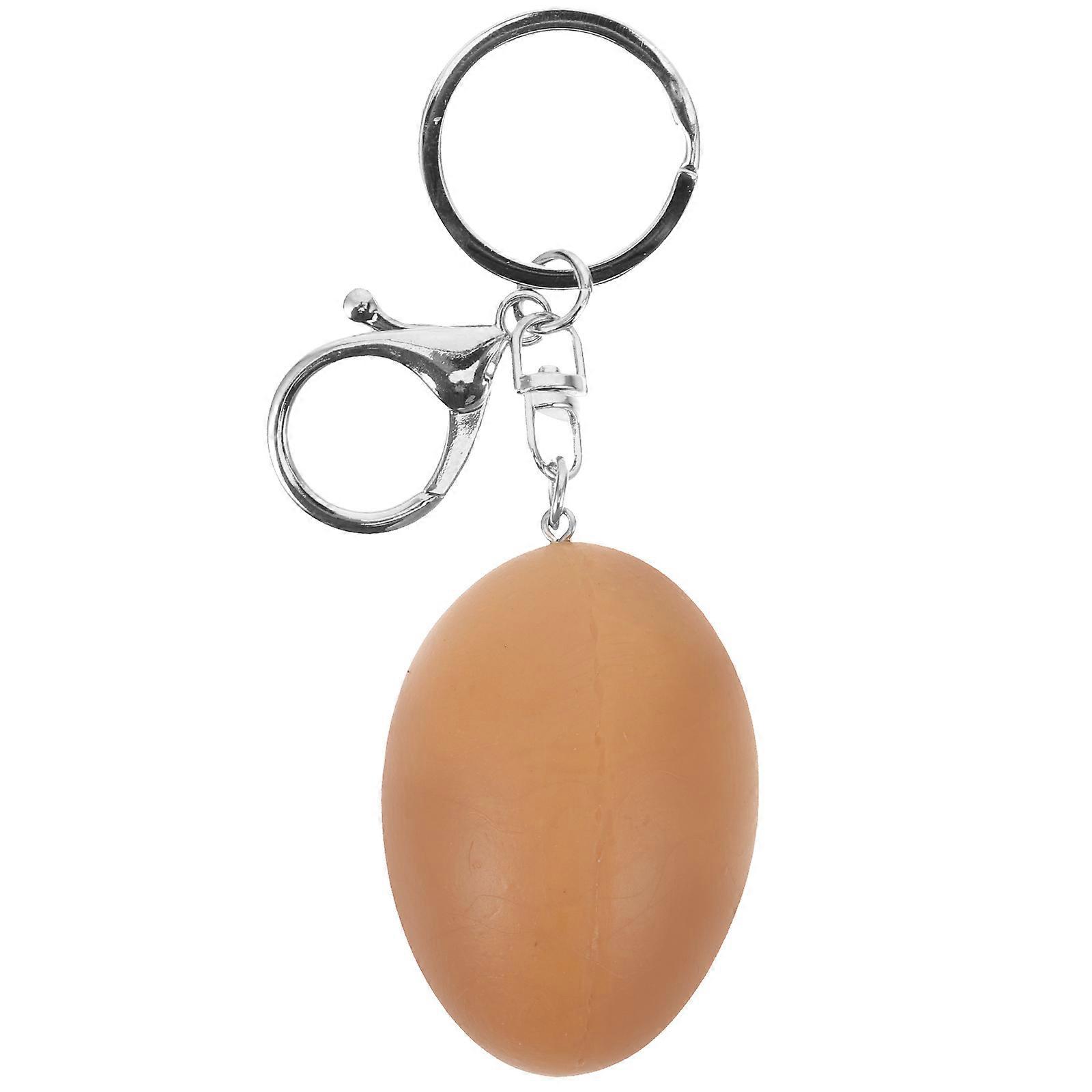 Easter Egg Keyring Decoration Suitable For Everyday Use In Ivory Featuring A Hanging Function 1Pcs