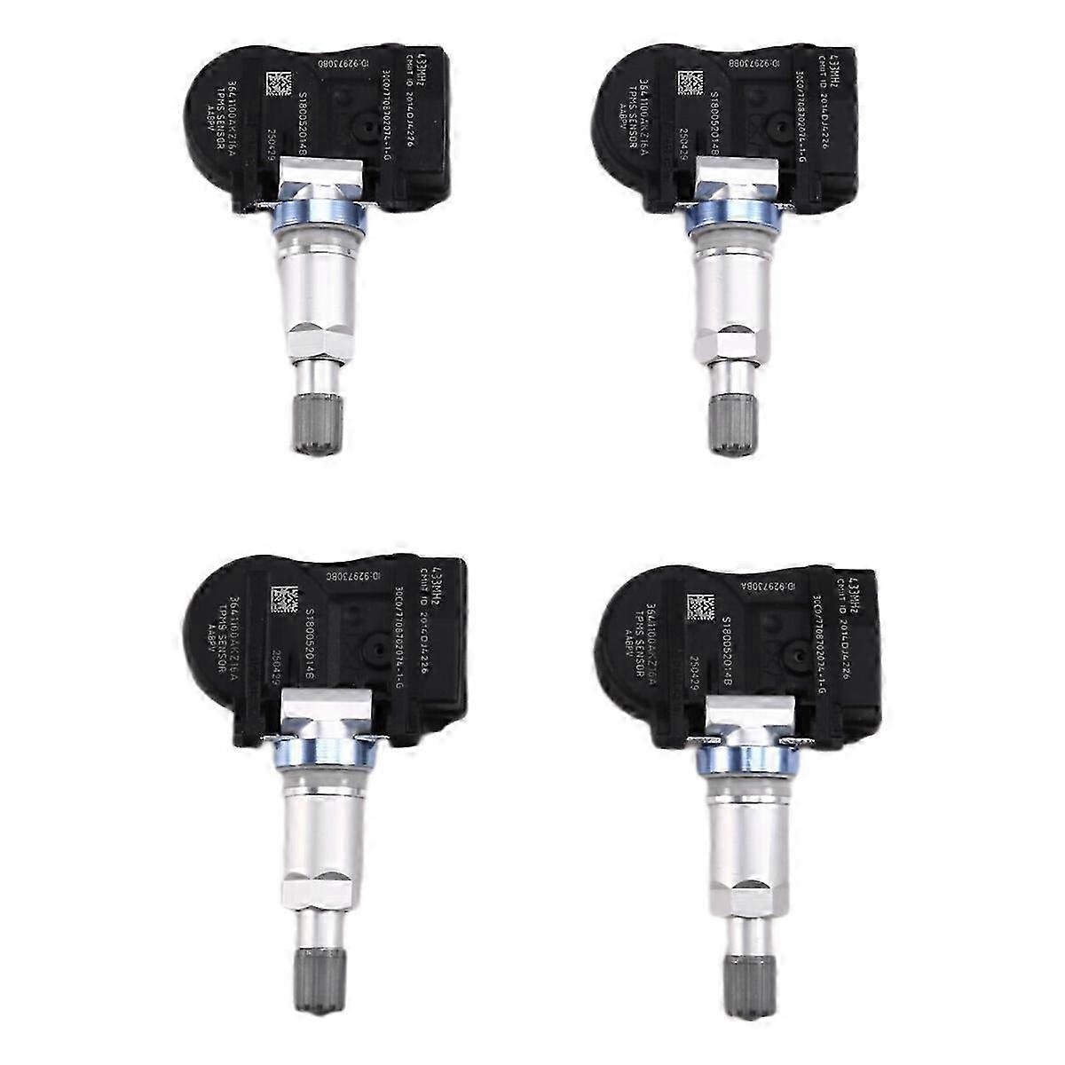 4Pcs Tpms Tire Pressure Monitor Sensor 3641100akz16a 433mhz For Wingle5 C50 H6 M6