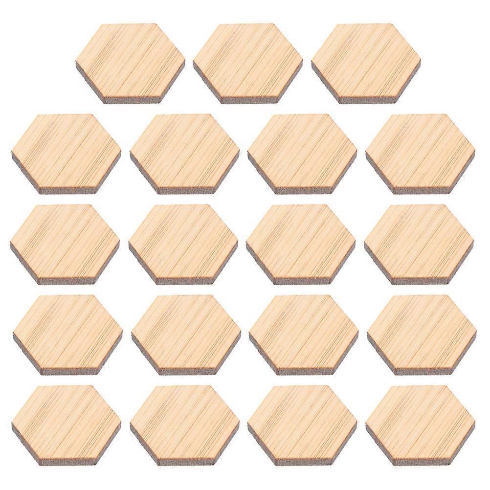 ドールハウスミニチュアフローリング装飾、竹素材、ミニハウスレイアウト小道具に最適 48個