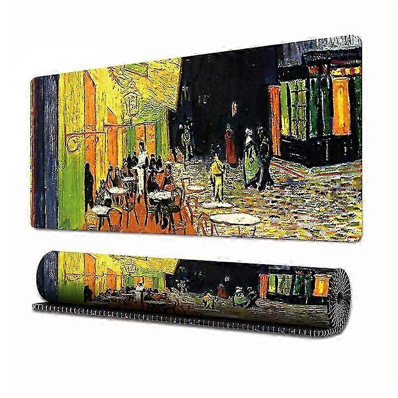 Mouse Pads ZRUXE FG13 Natural rubber Van Gogh Series(80CM*30CM*0.03CM)