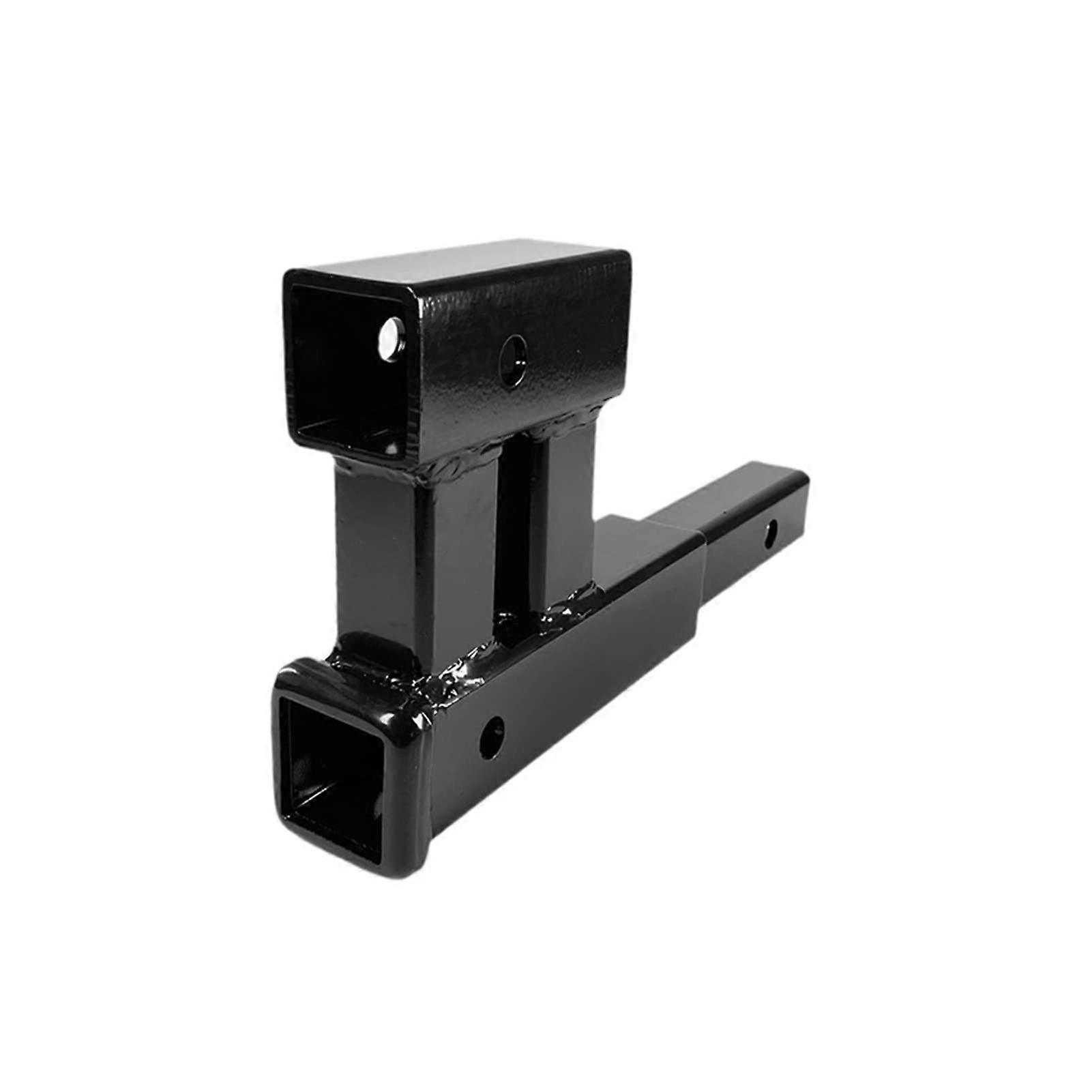 2-Inch Dual Truck Trailer Hitch Receiver Rise Drop Adapter Extender for RV Camper Accessories and Caravan Towing Systems