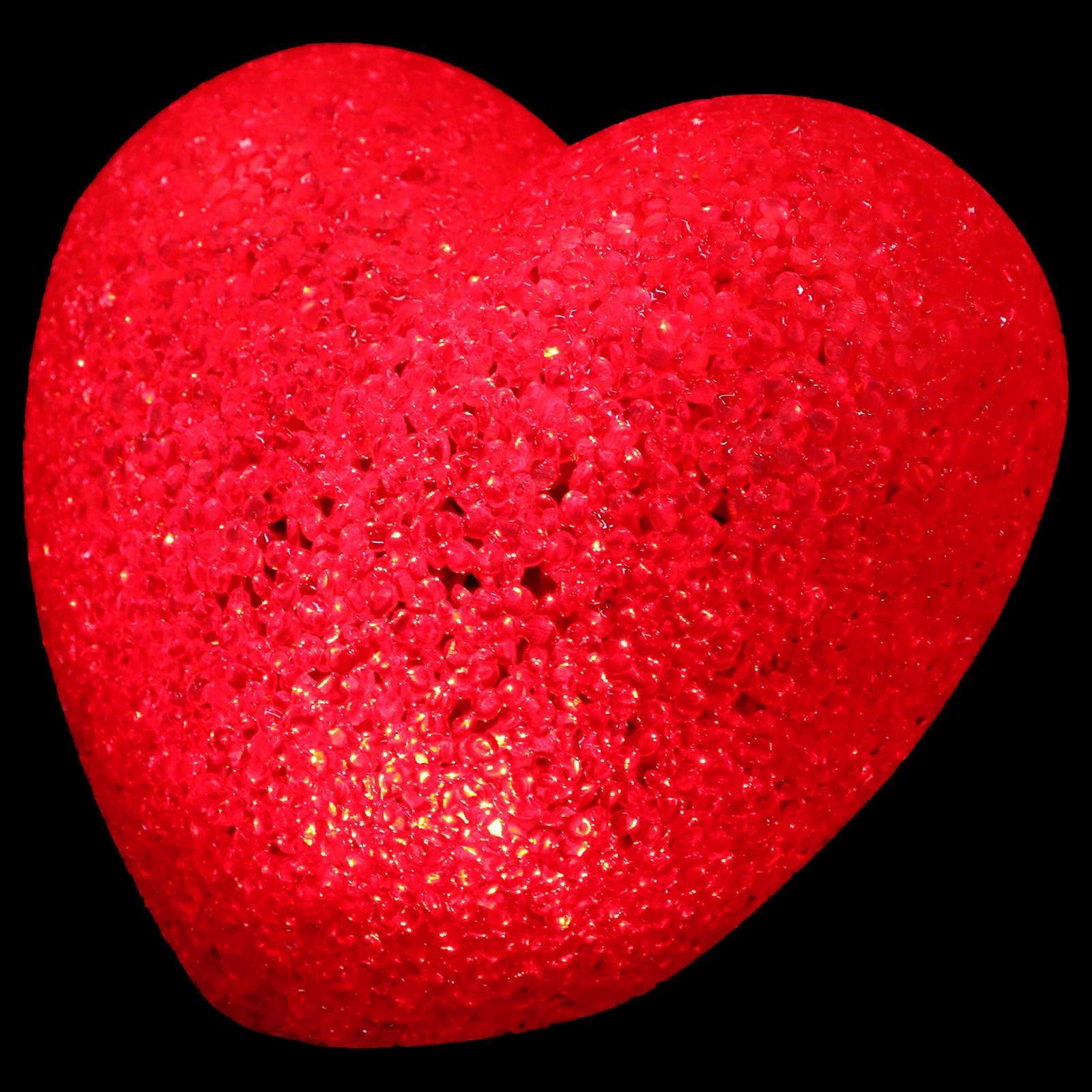 Heart Shaped Design Desk Led Lamp Suitable For Valentine's Day Gift Recipients In Red 1Pcs