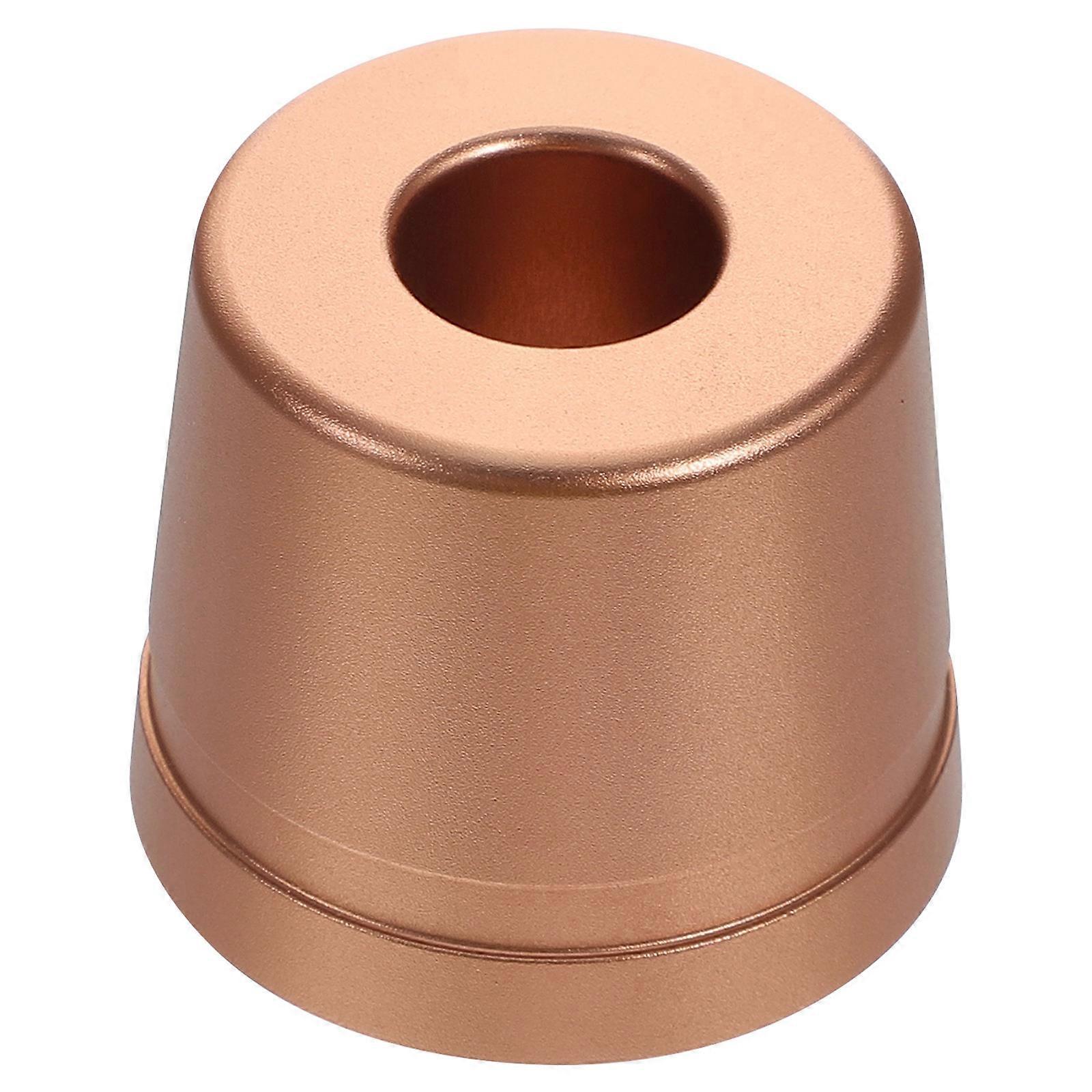 Safety Shaving Stand Aluminum Base Holder For Men Organization Rose Gold 1 Set Sturdy Functionality
