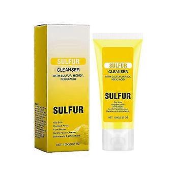 2025 Nettoyant au soufre Le nettoyant exfoliant au soufre absorbe l’excès de sébum réduit et
