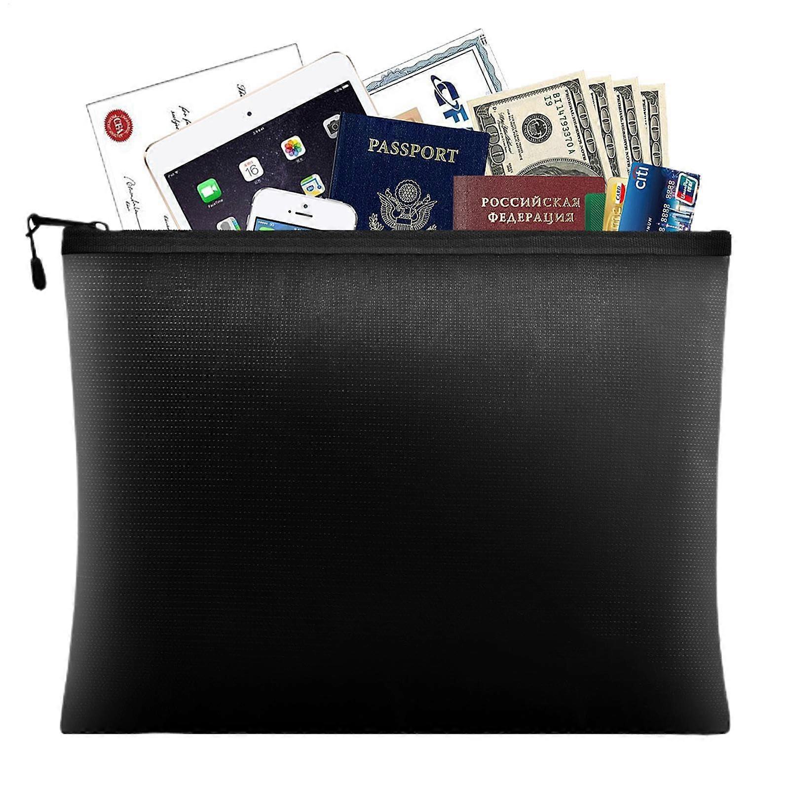 Fireproof storage bag, fireproof siliconesealed edges for home Fireproof storage bag with siliconesealed edges